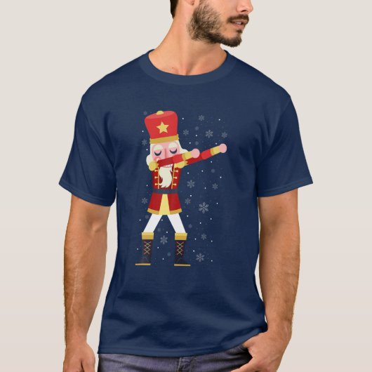 Dabbing Nutcracker Weihnachtskostüm Nutcracker Gi T-Shirt (Vorderseite)