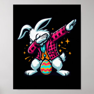 Dabbing Oaster Bunny Poster