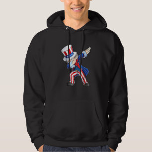 Dabbing Onkel Sam 4. Juli Kinder Jungs Mädchen Hoodie