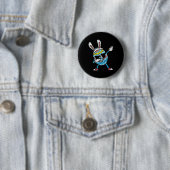 Dabbing-Oster-Ei-Hase Cute Dab-Tanz Jungen Kinder  Button (Beispiel)