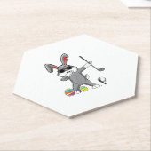 Dabbing Ostergolffest Ostern Bunny Rabbit Golfer S Untersetzer (angewinkelt)