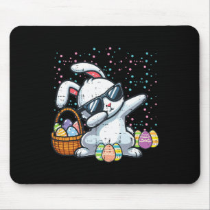 Dabbing Osterhase Eier Sket Hasen Tanz Männer Wo Mousepad