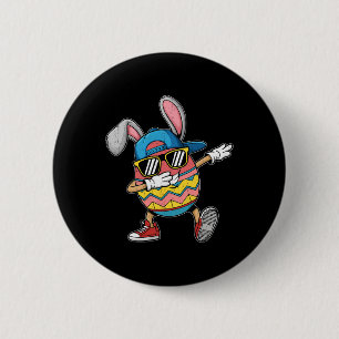 Dabbing-Osterhasen-Hase Süßer Dab-Tanz Jungen Kind Button