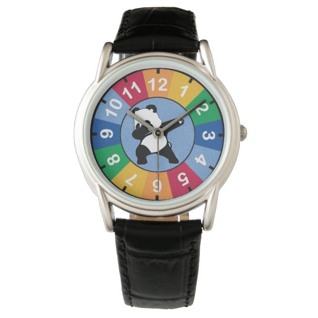 Dabbing Panda Armbanduhr (Vorderseite)
