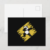 Dabbing Panda Bear Süße Tier Funny Liebe Geschenk Postkarte (Vorne/Hinten)