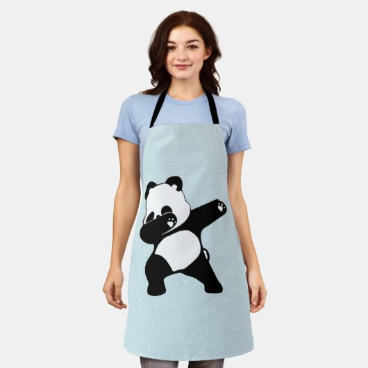 Dabbing Panda, Funny Panda dab dance Schürze (Getragen)