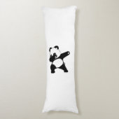 Dabbing Panda, Funny Panda dab dance Seitenschläferkissen (Vorderseite Vertikal)