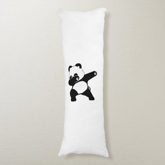 Dabbing Panda, Funny Panda dab dance Seitenschläferkissen (Vorderseite Vertikal)