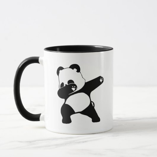 Dabbing Panda, Funny Panda dab dance Tasse (Links)