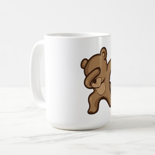 Dabbing Panda, Funny Panda dab Kaffeetasse (Vorderseite Links)