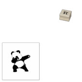 Dabbing Panda Gummistempel (Stempel)