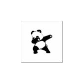Dabbing Panda Gummistempel (Prägung)