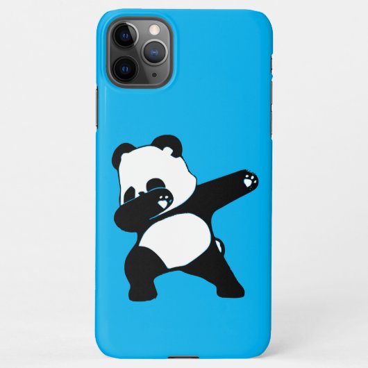 Dabbing Panda iPhone Hülle (Rückseite)