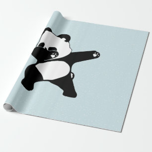 Dabbing Panda, Lustiger Panda Dab-Tanz Geschenkpapier