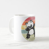 Dabbing Panda, Lustiger Panda Dab Tanz Kaffeetasse (Vorderseite Links)