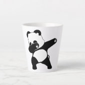 Dabbing Panda Milchtasse (Vorderseite)