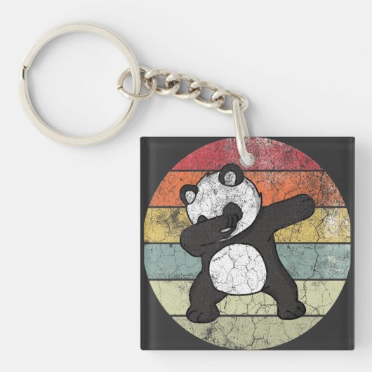 Dabbing Panda, Panda Schlüsselanhänger (Vorderseite)