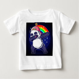Dabbing Panda Rainbow Vibes" Baby & Kids T - Shirt