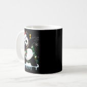 Dabbing Panda Santa Christmas Kids Boys Men Xmas B Kaffeetasse (Vorderseite Links)