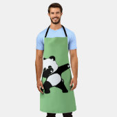 Dabbing Panda Schürze (Getragen)