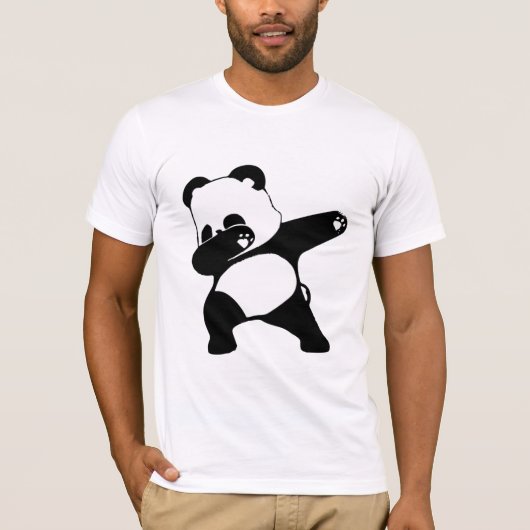 Dabbing Panda Shirt (Vorderseite)