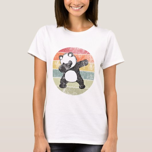 Dabbing Panda T-Shirt (Vorderseite)