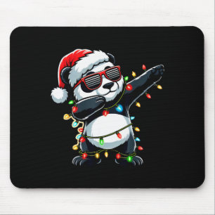 Dabbing Panda Weihnachten für Kinder Jungen Mädche Mousepad