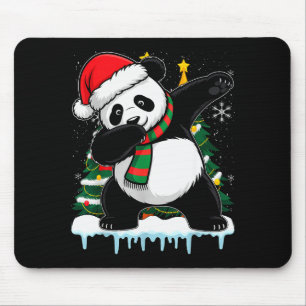 Dabbing Panda Weihnachtsmann Weihnachten Kinder Ju Mousepad