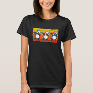 Dabbing Panda Zoo Tier Bär Für Männer Frauen 4 T-Shirt