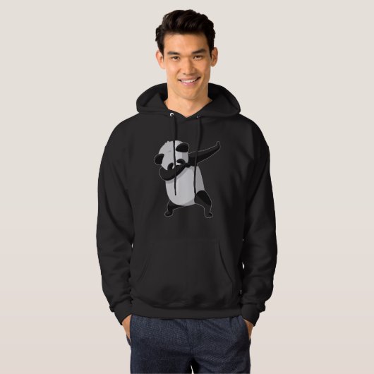 Dabbing Pandas Animal Lover Geschenk Hoodie (Vorne ganz)