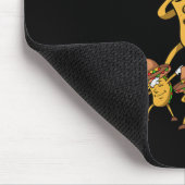Dabbing Party Weihnachten Taco Funny Dab Geschenk Mousepad (Ecke)