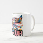 Dabbing Patriotic Eagle 4. Juli BRUH Kaffeetasse (VorderseiteRechts)