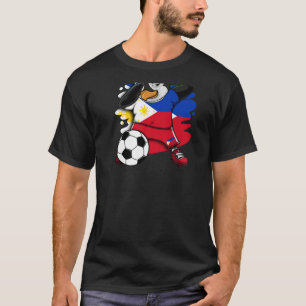 Dabbing Penguin Philippines Soccer Fans Jersey Fla T-Shirt