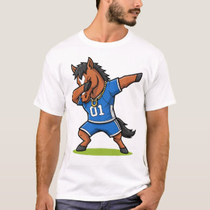 Dabbing-Pferd Lustig Cute Dab-Tanz T-Shirt