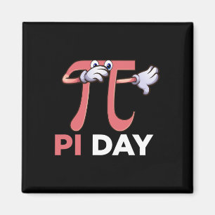 Dabbing Pi Math Science Stem Geschenk 3,14 Pi Tag Magnet