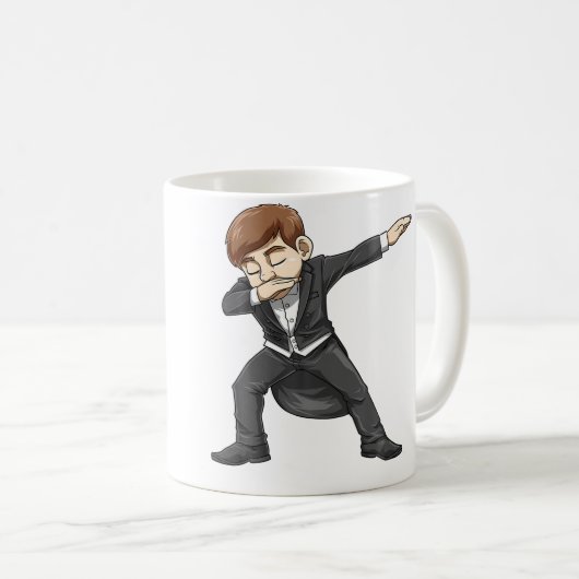 Dabbing Piano Boy Piano Student For A Piano Player Kaffeetasse (VorderseiteRechts)