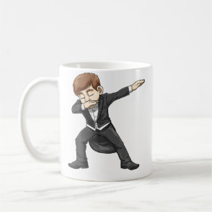 Dabbing-Piano-Junge Klavierschüler für einen Klavi Kaffeetasse