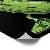 Dabbing Pickle Dancing Cucumber Funny Sungl Produk Poster (Ecke)