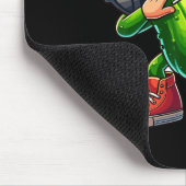 Dabbing Pickle Dancing Cucumber Lover Funny Pickle Mousepad (Ecke)