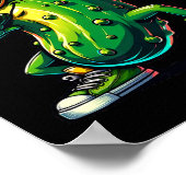 Dabbing Pickle Dancing Cucumber Pickle Lover Dab Poster (Ecke)