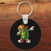 Dabbing Pickle Schlüsselanhänger (Vorderseite)