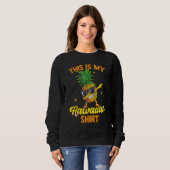 Dabbing Pineapple Hawaii This Is My Hawaiian Summe Sweatshirt (Vorne ganz)