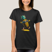 Dabbing Pineapple Hawaiian s Tropical Aloha Beache T-Shirt (Vorderseite)