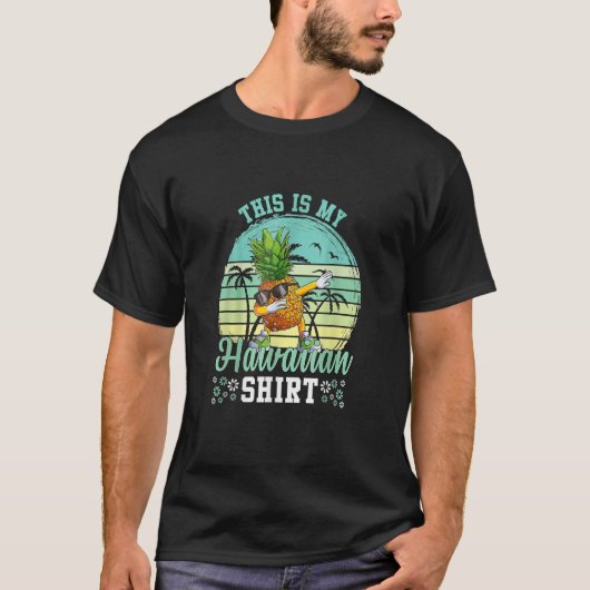 Dabbing Pineapple Hawaiian   Tropical Aloha Beache T-Shirt (Vorderseite)