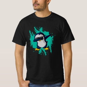Dabbing Pinguin Dab Cold Ice Funny Ice Frische Pas T-Shirt