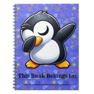 Dabbing Pinguin Notizblock