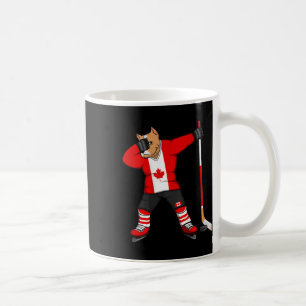 Dabbing Pitbull Kanada Eishockey Fan Jersey Gewinn Kaffeetasse