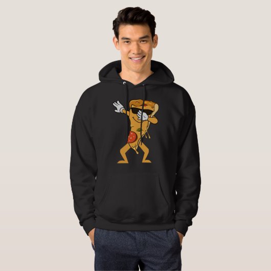 Dabbing Pizza Hoodie (Vorne ganz)