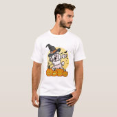 Dabbing Poodle Halloween T-Shirt (Vorne ganz)