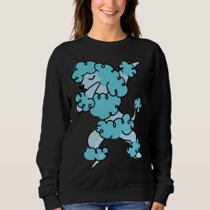 Dabbing Poodle Sweatshirt